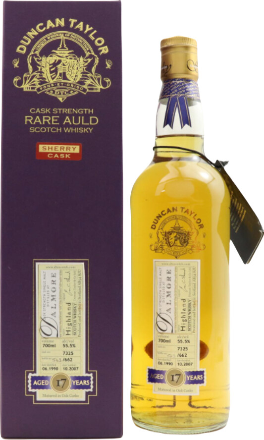 Dalmore 1990 DT Rare Auld 17yo Sherry cask #7325 55.5% 700ml
