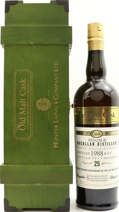 Macallan 1988 HL The Old Malt Cask 15th Anniversary Refill Hogshead 51.4% 700ml