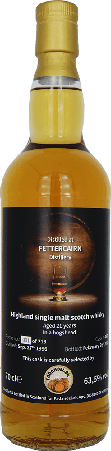 Fettercairn 1996 F.dk Selected by the Swede FAS-1803 63.5% 700ml