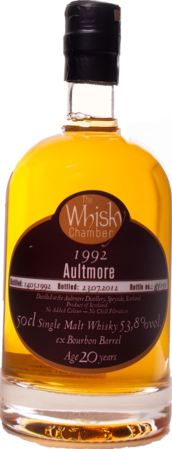 Aultmore 1992 WCh Ex-Bourbon Barrel 53.8% 500ml