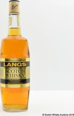 Langs Old Scotch Whisky 43% 750ml