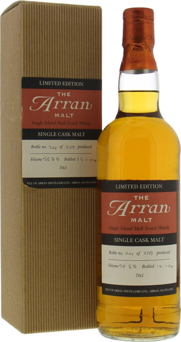 Arran 1996 Limited Edition Single Cask Malt 96/2057 58.8% 700ml
