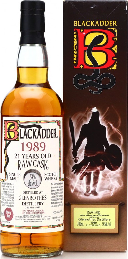 Glenrothes 1989 BA Raw Cask 2nd Bottling of Cask 7471 Sherry Butt 54% 700ml