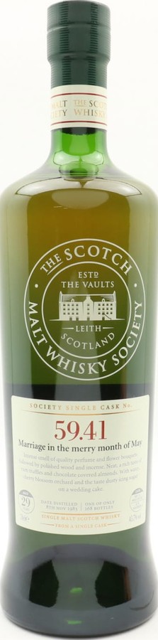 Teaninich 1983 SMWS 59.41 Marriage in the merry month of May Refill Ex-Bourbon Hogshead 45.7% 700ml