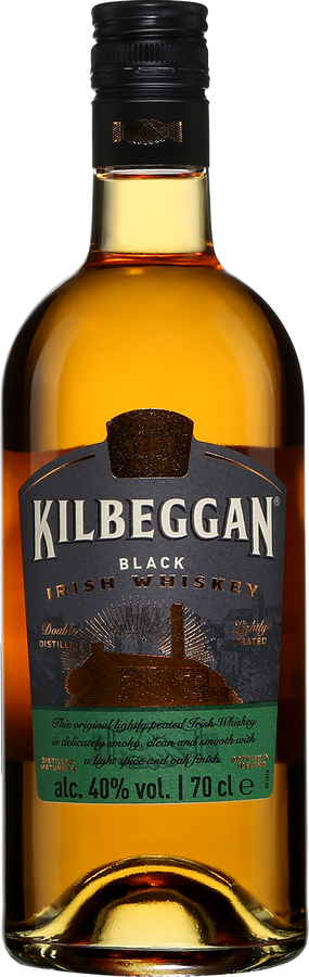Kilbeggan Black Irish Whisky ex-Bourbon casks 40% 700ml