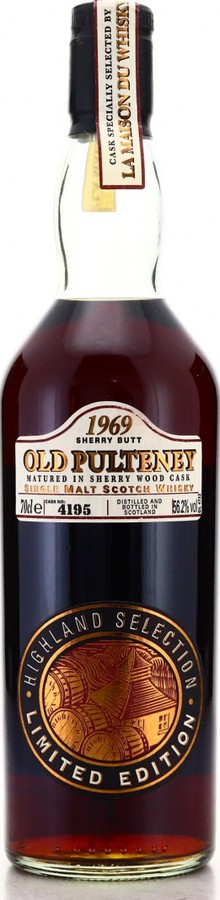 Old Pulteney 1969 Highland Selection Limited Edition Sherry Cask #4195 LMDW 56.2% 700ml