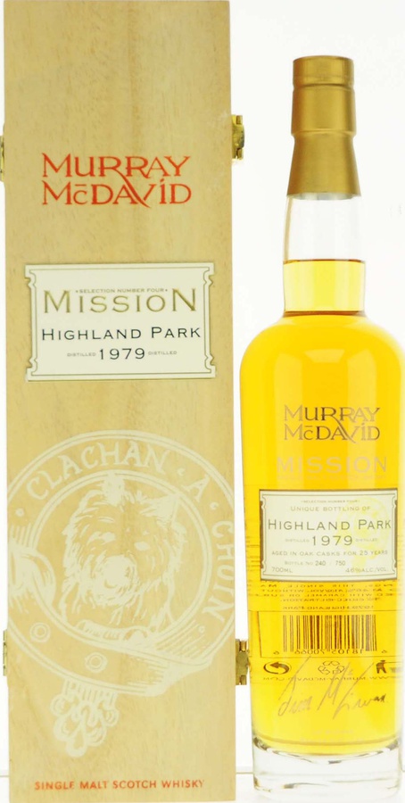 Highland Park 1979 MM Mission IV Bourbon cask 46% 700ml