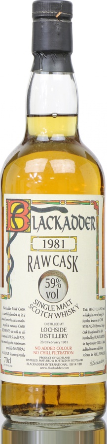 Lochside 1981 BA Raw Cask Oak Hogshead #614 59% 700ml