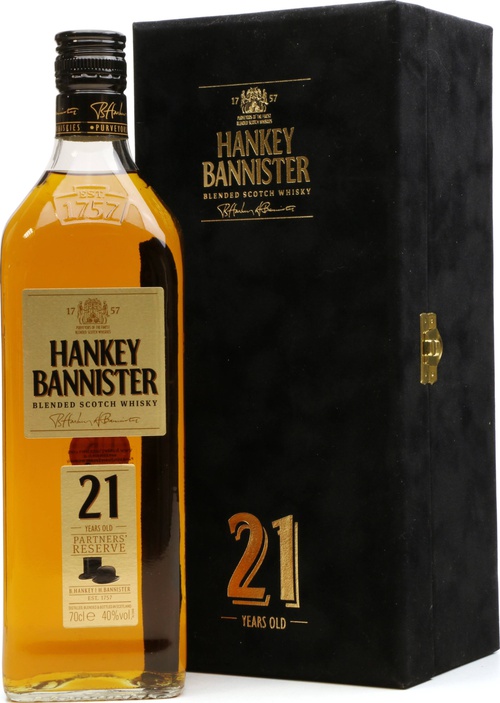 Hankey Bannister 21yo Partners Reserve 40% 700ml