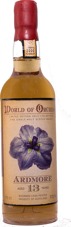 Ardmore 2000 JW World of Orchids Bourbon Cask 57% 700ml