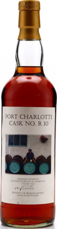 Port Charlotte 2001 Cask No. R 10 Private Bottling 62.7% 700ml