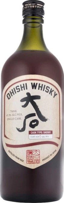 Ohishi Whisky Single Cask #1257 43.3% 750ml