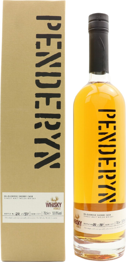 Penderyn Ex-Oloroso Sherry Cask Single Cask S107/1 The Whisky World 59.8% 700ml