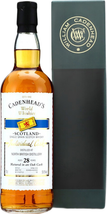 North British 1989 CA World Whiskies Individual Cask 28yo Bourbon Hogshead 59.5% 700ml