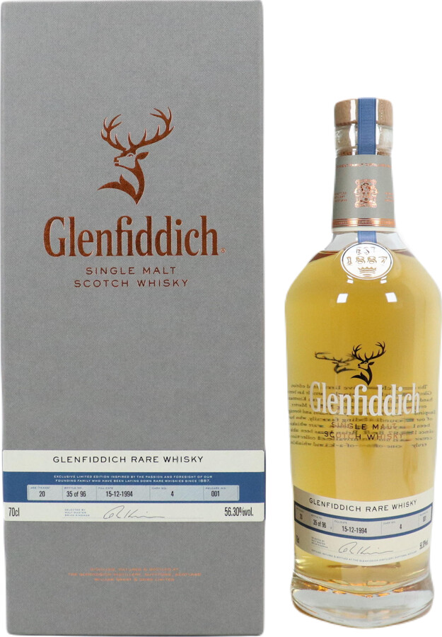Glenfiddich 1994 Rare Whisky 20yo European Oak Cask 56.3% 700ml