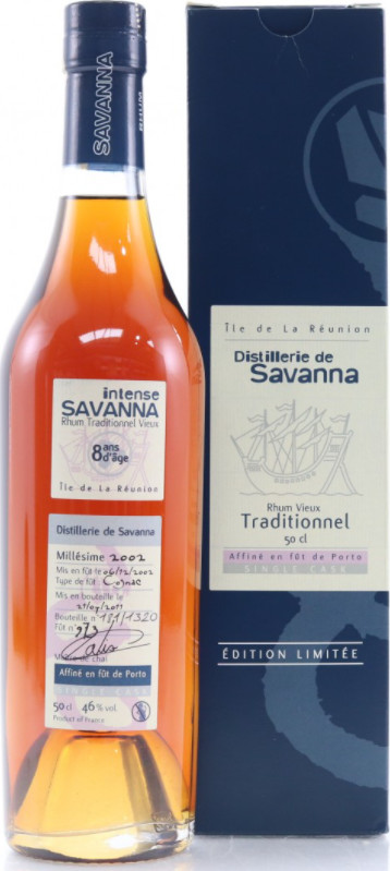 Savanna 2002 Cognac Single Cask #973 8yo 46% 500ml