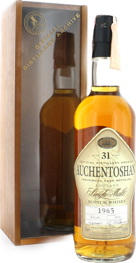 Auchentoshan 1965 Individual Cask Bottling #2502 49.3% 700ml