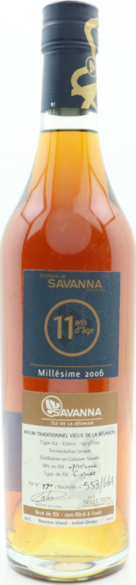 Savanna 2006 Single Cask #490 11yo 59.4% 500ml