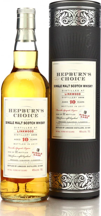 Linkwood 2006 LsD Hepburn's Choice Refill Hogshead 46% 700ml