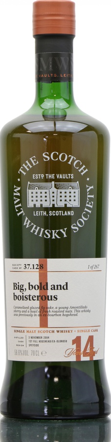 Cragganmore 2004 SMWS 37.128 Big bold and boisterous 58.6% 700ml