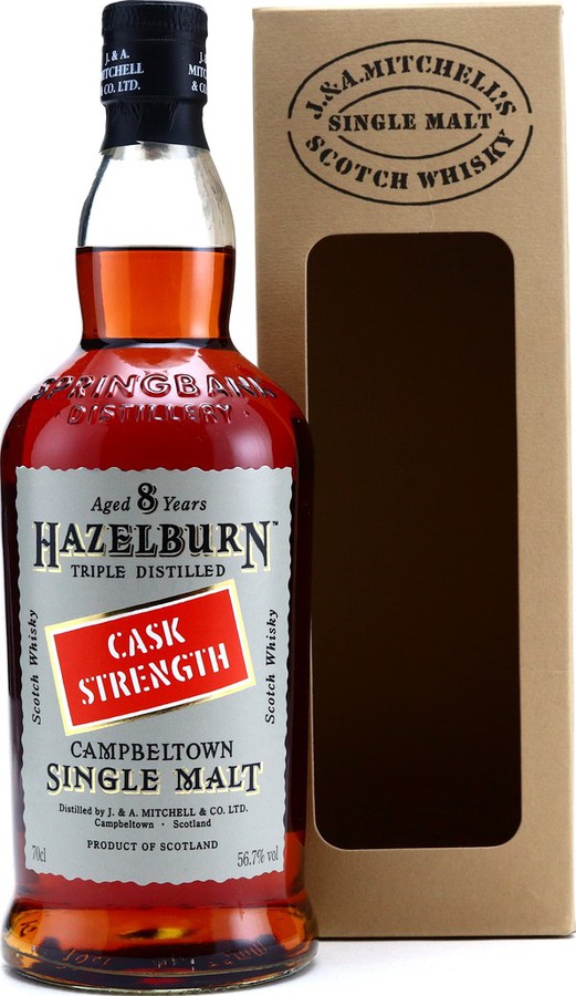Hazelburn 8yo Cask Strength Fresh Sherry Hogshead #358 56.7% 700ml