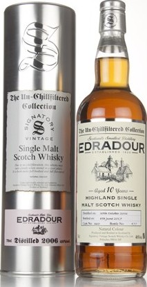 Edradour 2006 SV The Un-Chillfiltered Collection Sherry Butt #360 46% 700ml