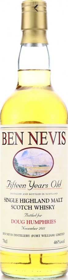 Ben Nevis 1996 Single Cask 96/750 Doug Humphries 46% 700ml
