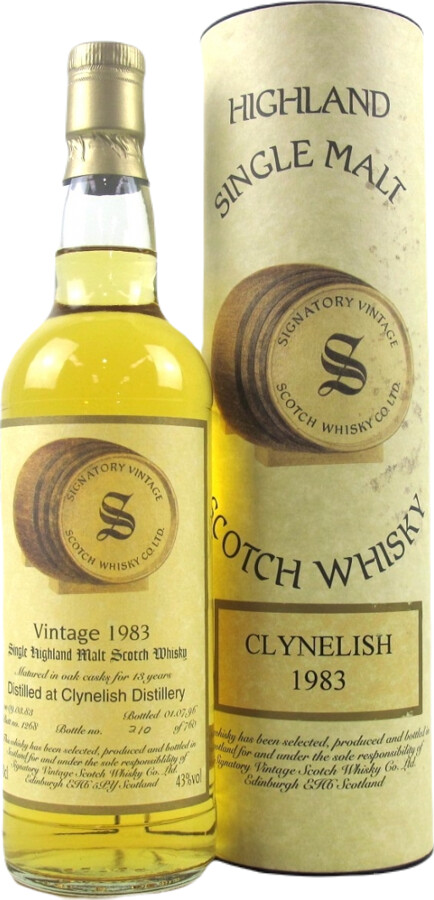 Clynelish 1983 SV Vintage Collection 13yo Oak Cask #1268 43% 700ml
