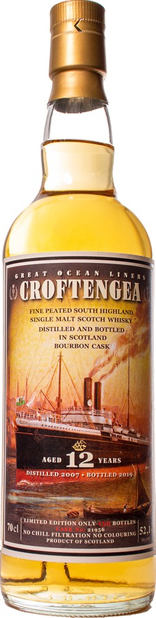 Croftengea 2007 JW Great Ocean Liners Bourbon Cask #21956 Whisky Fair Radebeul 2020 52.1% 700ml