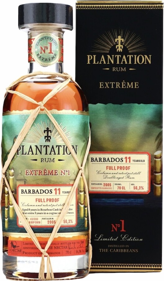 Plantation 2005 Barbados Extreme LMDW 60th Anniversary 11yo 56.3% 700ml