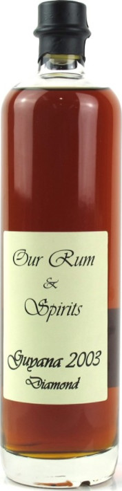 Our Rum & Spirits 2003 Guyana 12yo 62.8% 700ml