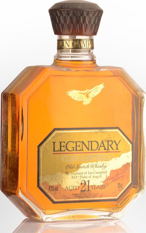 Clan Campbell 21yo Legendary Old Scotch Whisky 43% 700ml