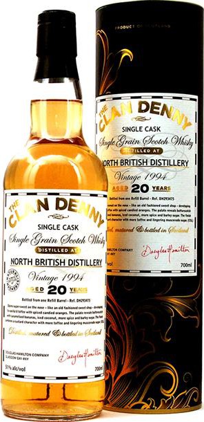 North British 1994 DH The Clan Denny Refill Barrel 51% 700ml