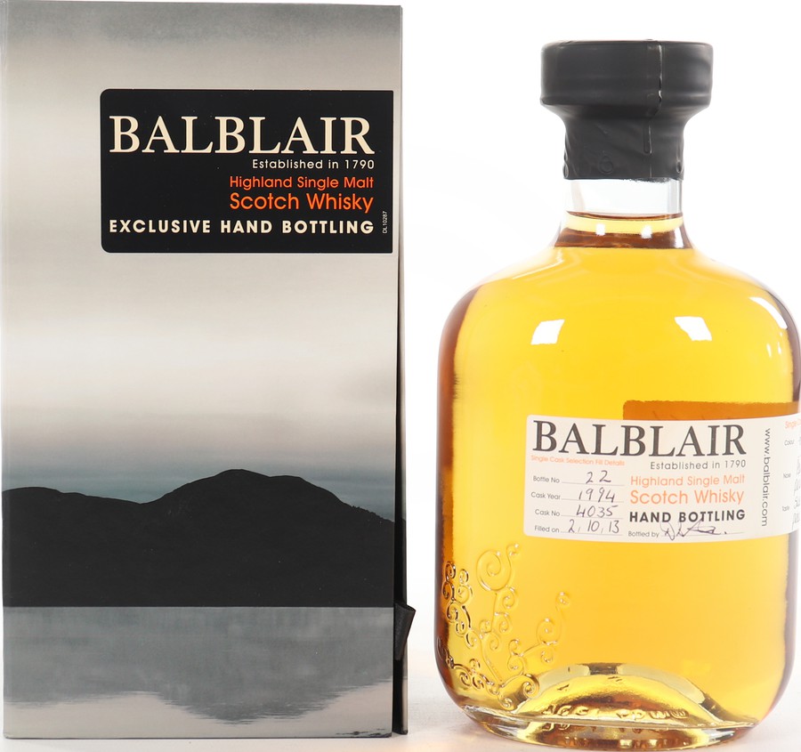 Balblair 1994 Hand Bottling #4035 54.1% 700ml