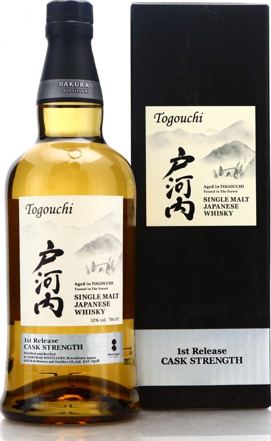 Togouchi Single Malt Japanese Whisky 1st Release Cask Strength 52% 700ml
