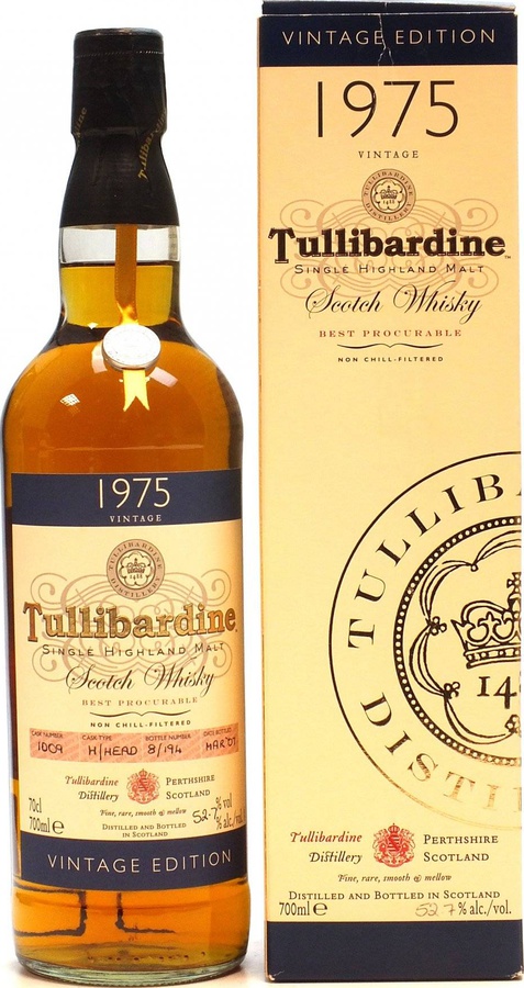 Tullibardine 1975 Vintage Edition 32yo #1009 52.7% 700ml