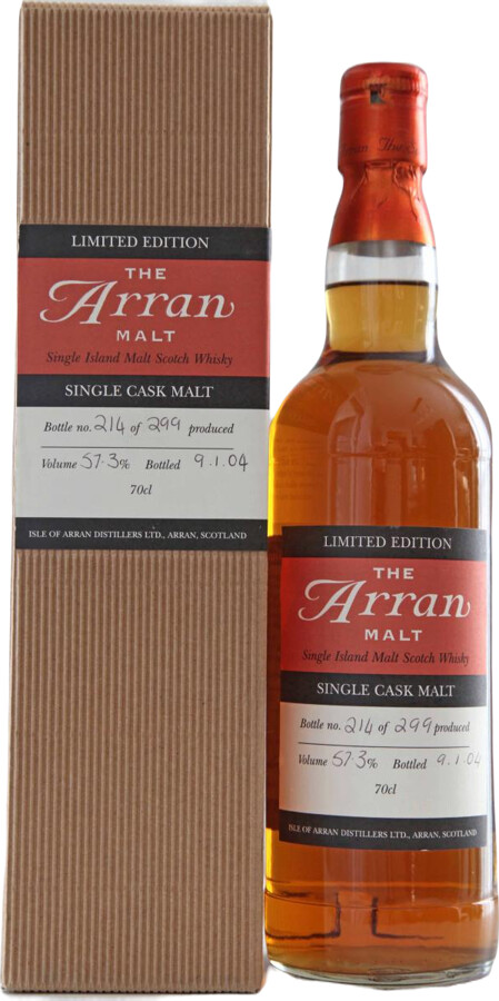 Arran 1996 Limited Edition Single Cask Malt 96/2068 57.3% 700ml