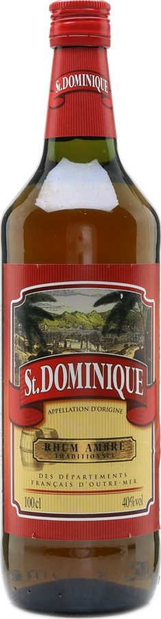 St. Dominique Rhum Ambre Traditionnel 40% 1000ml