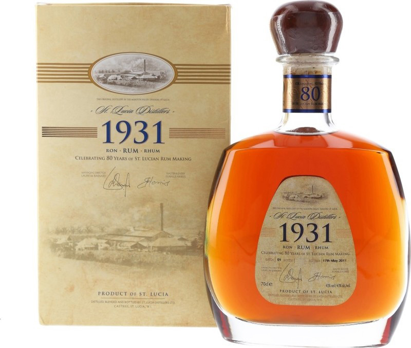 Saint Lucia 1931 Batch #1 43% 700ml