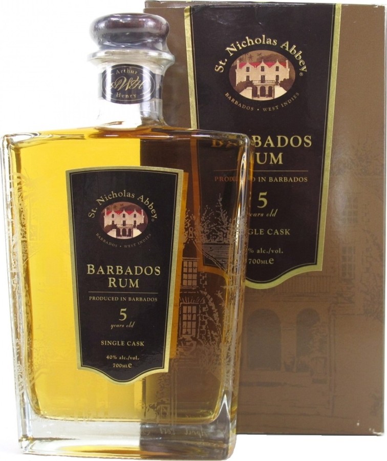 Saint Nicholas Abbey Barbados Rum 5yo 40% 700ml