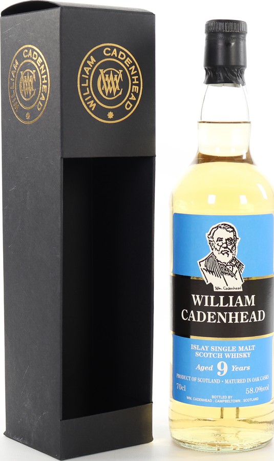William Cadenhead 9yo CA Islay Single Malt Oak Casks 58% 700ml