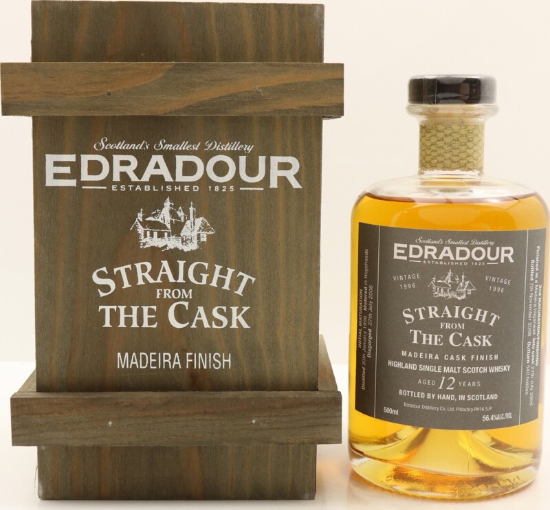 Edradour 1996 Straight From The Cask Madeira Cask Finish 12yo 56.4% 500ml