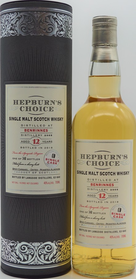 Benrinnes 2005 LsD Hepburn's Choice Sherry Butt 46% 700ml