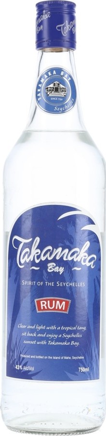 Takamaka Bay Rum 43% 750ml