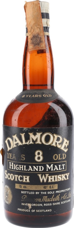 Dalmore 8yo DMCo Highland Malt Scotch Whisky 43% 750ml