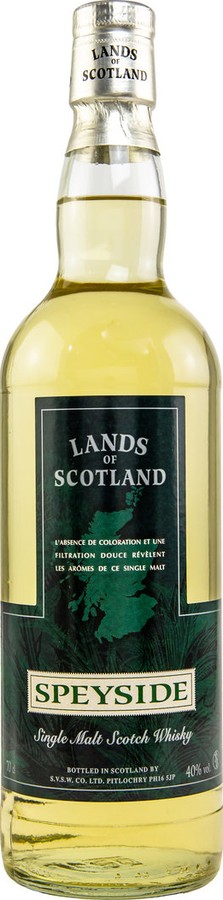 Lands of Scotland 1999 SV Speyside 40% 700ml