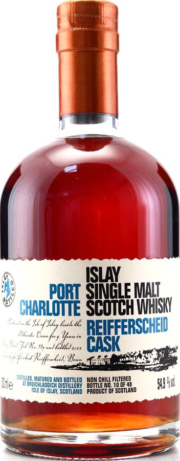 Port Charlotte 2002 Reifferscheid Cask Sherry Blood Tub #887 54.9% 500ml