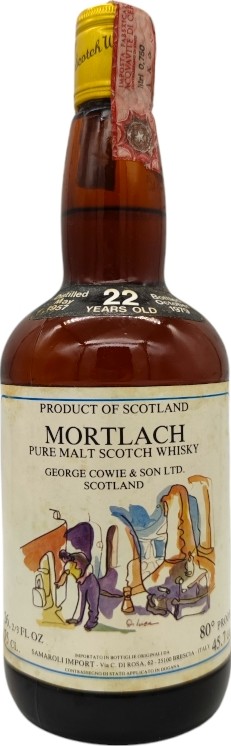 Mortlach 1957 Sa Dumpy brown bottle 45.7% 750ml