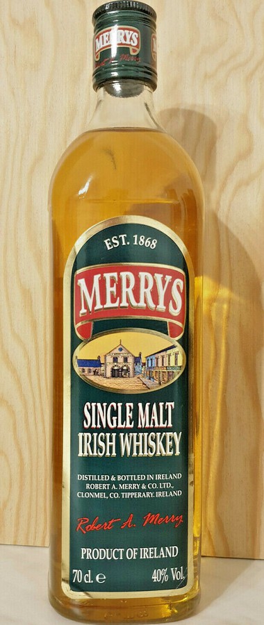Merrys Single Malt Irish Whisky Oak Casks 40% 700ml