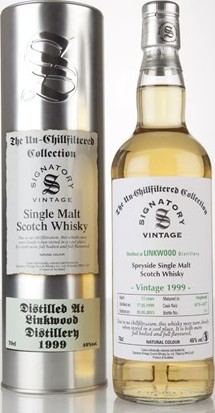Linkwood 1999 SV The Un-Chillfiltered Collection 6176 + 6177 46% 700ml